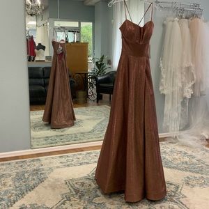 Copper gown Madison James 20-381